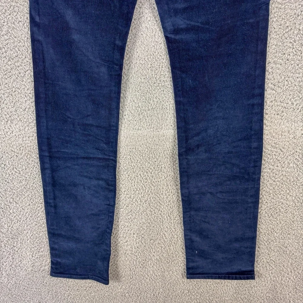 Banana Republic Corduroy Pants Mens 30x32 Blue Washwell Slim Stretch Casual NEW‎